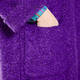 MARINA RINALDI BOUCLE JERSEY COAT PURPLE