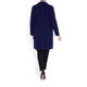 MARINA RINALDI DOUBLE FACE 100% WOOL COAT IN BLUETTE