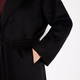 MARINA RINALDI CAMEL HAIR BLACK COAT