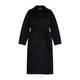 Marina Rinaldi Double Face Wool Coat Black