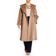 Marina Rinaldi Double Face Wool Coat Champagne