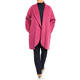 Marina Rinaldi Cocoon Fit Coat Fuchsia