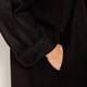 MARINA RINALDI CAMEL WOOL COAT BLACK