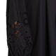 MARINA RINALDI EMBROIDERED COTTON DRESS BLACK