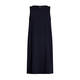 Marina Rinaldi Tailored Triacetate Dress Navy Optional Sleeve