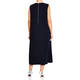 Marina Rinaldi Tailored Triacetate Dress Navy Optional Sleeve