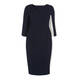 MARINA RINALDI NAVY BODYCON DRESS 