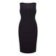 MARINA RINALDI BLACK SHEATH DRESS WITH OPTIONAL SLEEVES