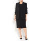 MARINA RINALDI SHEATH DRESS WITH OPTIONAL SLEEVE BLACK