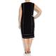 MARINA RINALDI black DRESS with optional sleeves