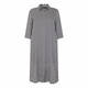 MARINA RINALDI SATIN SHIRT DRESS BLACK AND WHITE