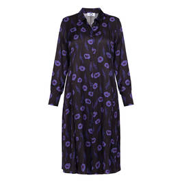Marina Rinaldi Print Dress Violet  - Plus Size Collection