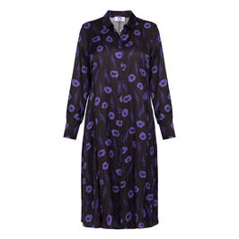 Marina Rinaldi Print Dress Violet  - Plus Size Collection