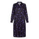 Marina Rinaldi Print Dress Violet 