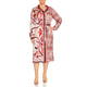 Marina Rinaldi Scarf Print Shirt Dress Red 