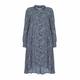 MARINA RINALDI NAVY SPOT SHIRT DRESS