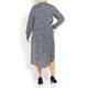 MARINA RINALDI NAVY SPOT SHIRT DRESS