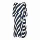 MARINA RINALDI DIAGONAL STRIPE DRESS