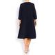 MARINA RINALDI NAVY A-LINE DRESS