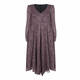 MARINA RINALDI PRINT DRESS BLACK