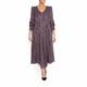 MARINA RINALDI PRINT DRESS BLACK