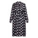 Marina Rinaldi Pure Silk Floral Print Shirt Dress