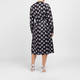 Marina Rinaldi Pure Silk Floral Print Shirt Dress
