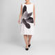 Marina Rinaldi Floral Motif Dress White
