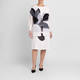 Marina Rinaldi Floral Motif Dress White
