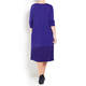 MARINA RINALDI JERSEY DRESS ULTRAMARINA