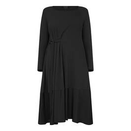 MARINA RINALDI JERSEY DRESS BLACK - Plus Size Collection