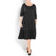 MARINA RINALDI JERSEY DRESS BLACK