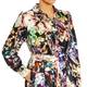 Marina Rinaldi Jewel Print Satin Shirt Dress