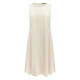Marina Rinaldi Cady Dress with Optional Sleeve Beige