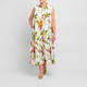 Marina Rinaldi Pure Cotton Tropical Print Dress