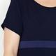 Marina Rinaldi navy DRESS with optional sleeves