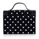 MARINA RINALDI navy polka dot handBAG