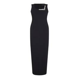 MARINA RINALDI BLACK GOWN AND OPTIONAL SLEEVES - Plus Size Collection