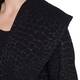 MARINA RINALDI JACQUARD COAT BLACK