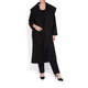 MARINA RINALDI JACQUARD COAT BLACK