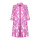 MARINA RINALDI SILK BLEND FLORAL PRINT OCCASION COAT