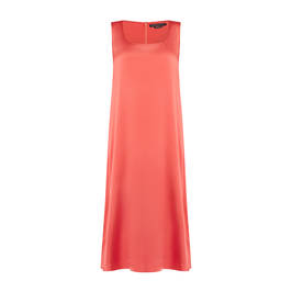 Marina Rinaldi Satin Dress Coral  - Plus Size Collection