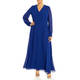Marina Rinaldi Georgette Dress Cornflower Blue 