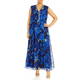 Marina Rinaldi Printed Silk Georgette Dress 