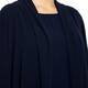 MARINA RINALDI NAVY DRESS AND COAT OUTFIT