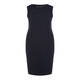 MARINA RINALDI NAVY SHEATH DRESS WITH OPTIONAL SLEEVES