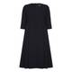 Marina Rinaldi v-neck black DRESS with optional sleeves