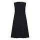 Marina Rinaldi v-neck black DRESS with optional sleeves