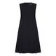 Marina Rinaldi v-neck black DRESS with optional sleeves