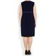 Marina Rinaldi navy DRESS with optional sleeves